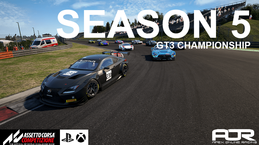 PS Assetto Corsa Competizione League PS/XBOX GT3 CHAMPIONSHIP SEASON 5