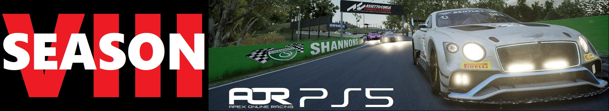 PS Assetto Corsa Competizione League PS5 GT3 CHAMPIONSHIP SEASON 8